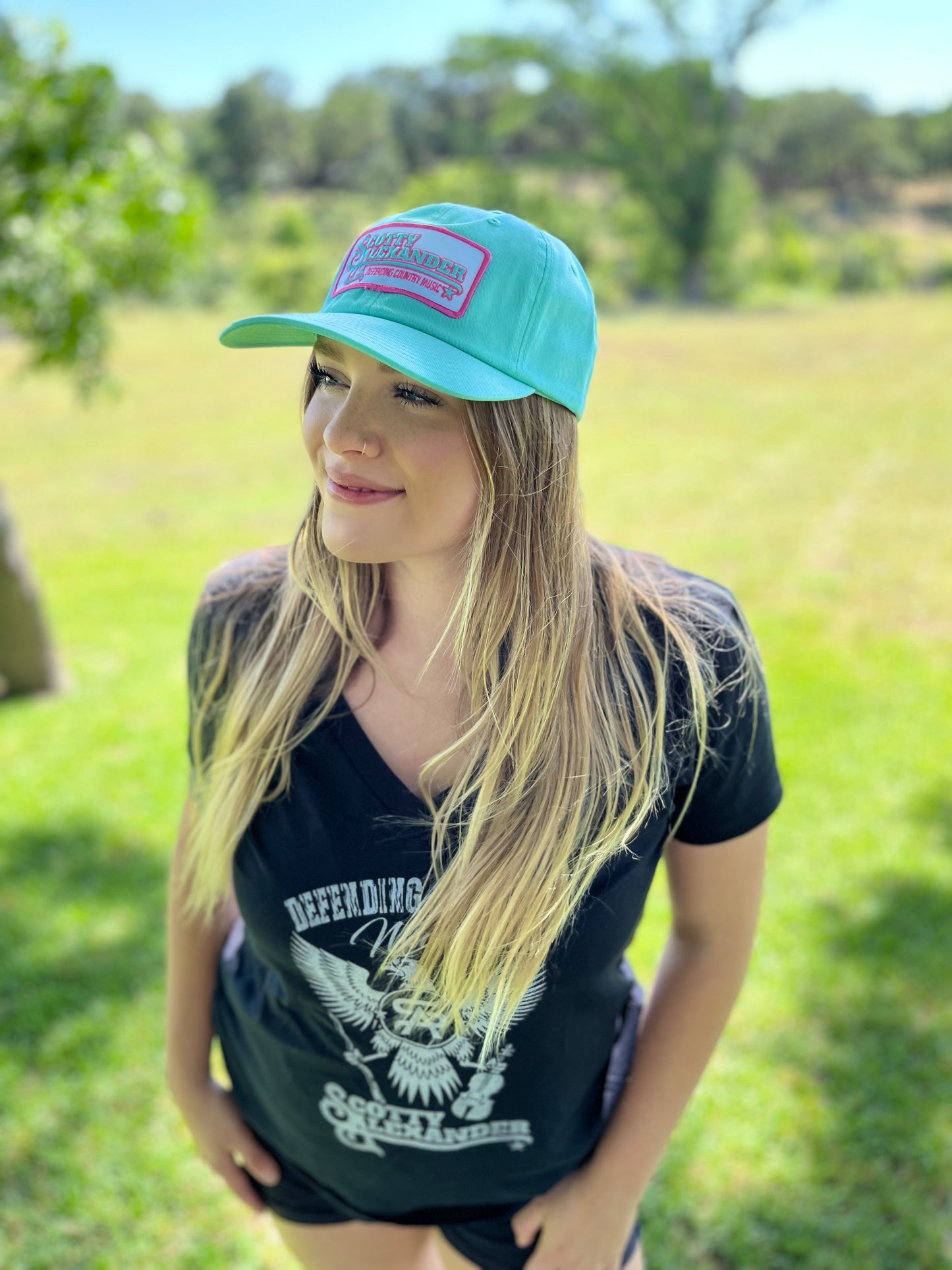 Blue, Pink & White Scotty Alexander "Defending Country Music Hat