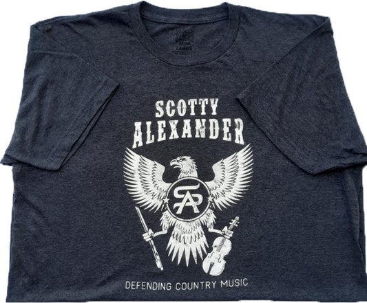 Charcoal Scotty Alexander EAGLE Tee