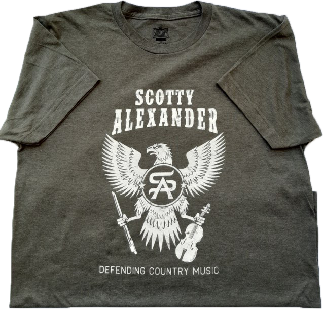 Army Green Scotty Alexander EAGLE Tee