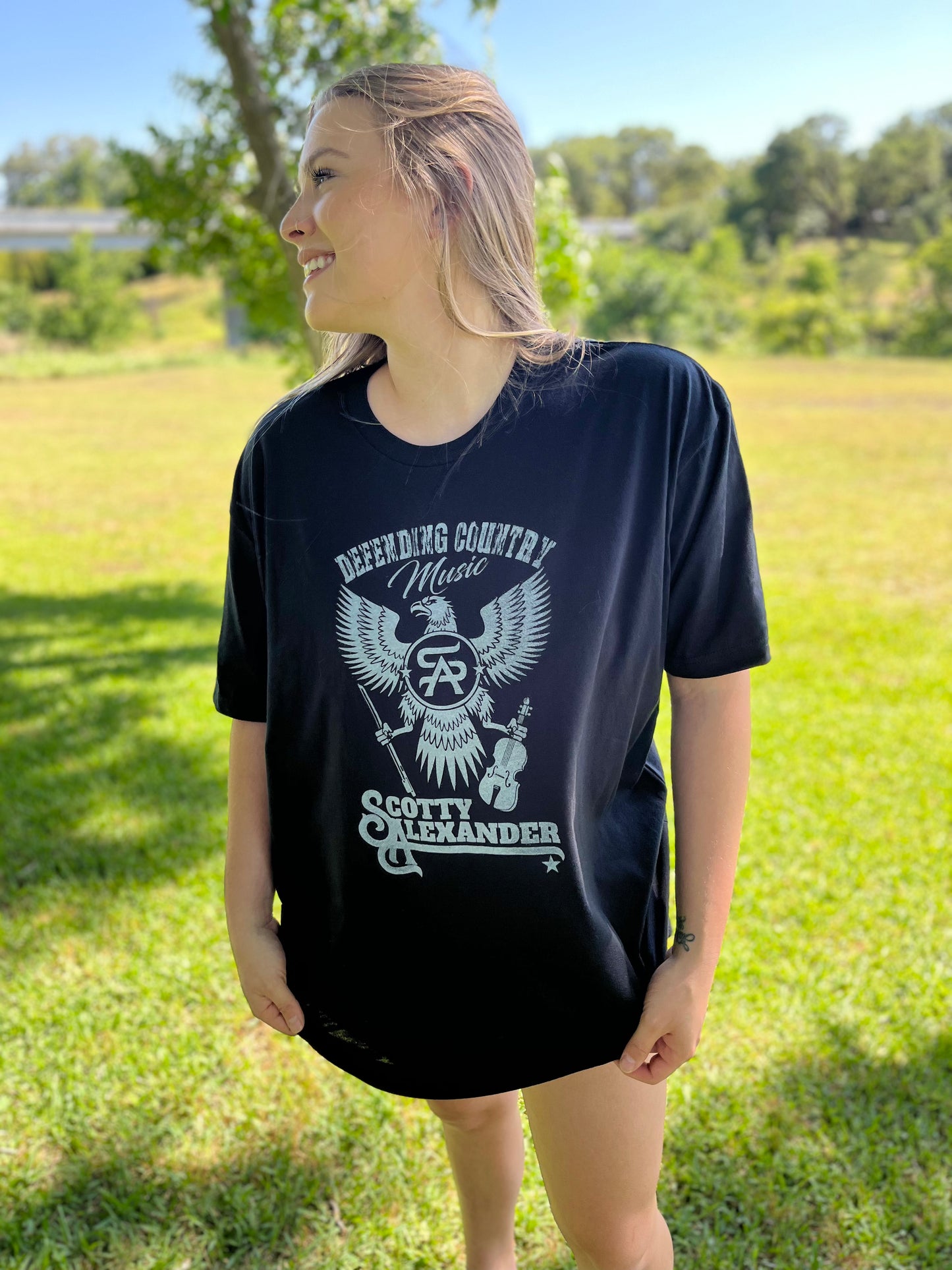 Charcoal Eagle Women's Sleeper T Shirt