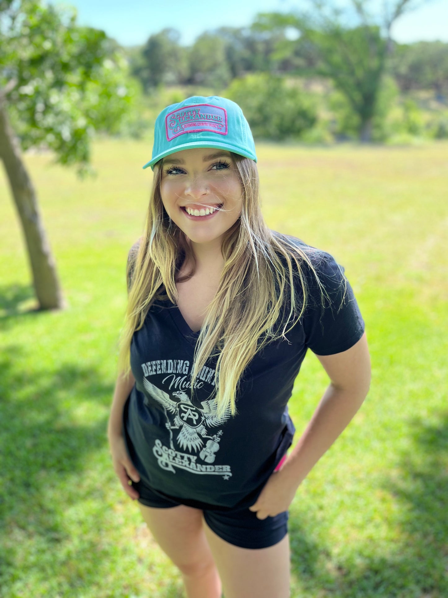 Blue, Pink & White Scotty Alexander "Defending Country Music Hat